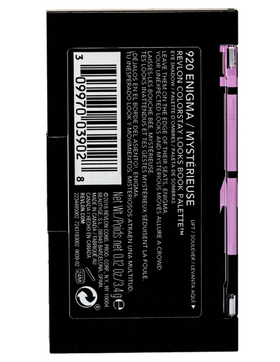 Paleta de sombras Colorstay 8 tonos 2