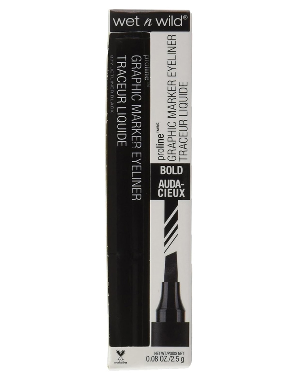 Delineador de ojos punta fieltro black 2