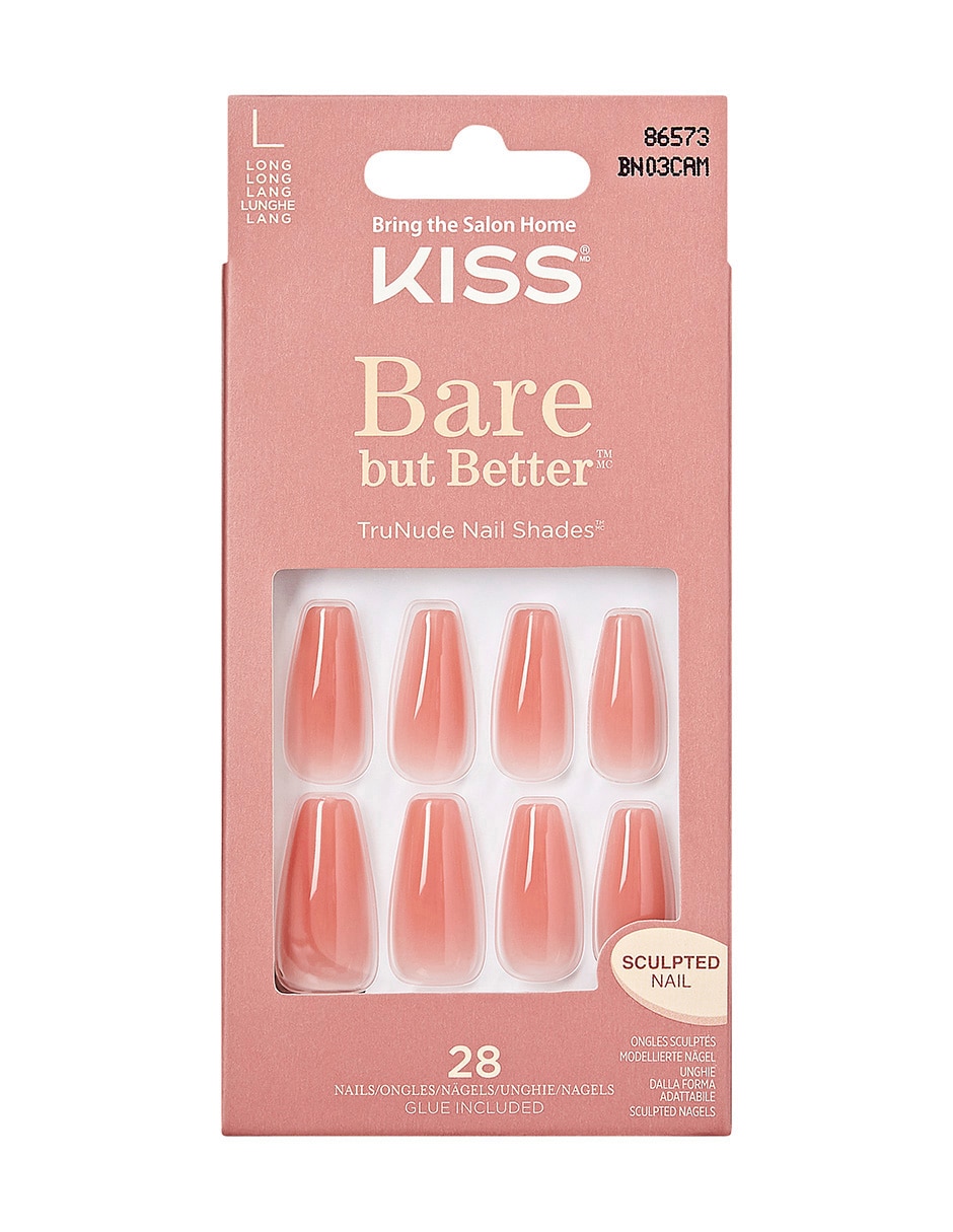 UÑAS POSTIZA KISS BAREBUTBETTER