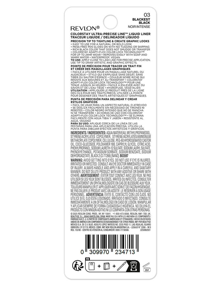 Delineador líquido para ojos natural Colorstay 2
