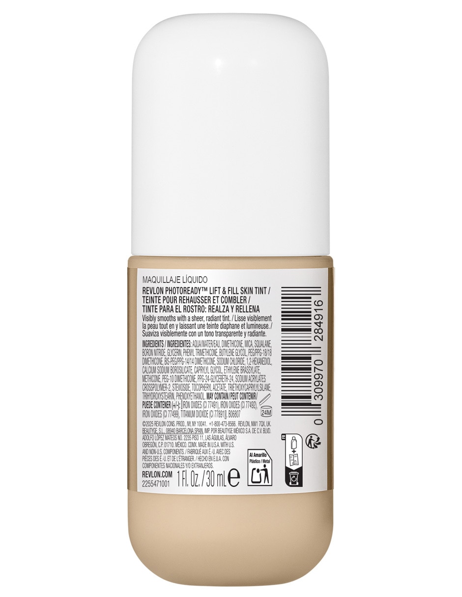 Base de maquillaje líquido Lift & Fill Skin Tint luminoso 3